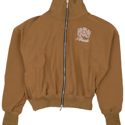 Rhude Logo Brentwood Track Jacket 'Brown'
