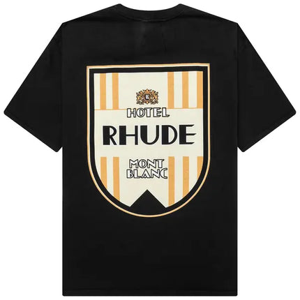Rhude Mont-Blanc Hotel Tee 'Vintage Black'