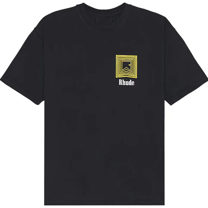 Rhude Chevron Logo Repeat Tee 'Vintage Black'