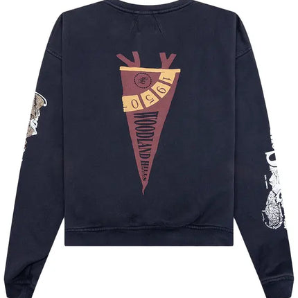 Rhude Pennant Flag Crewneck 'Vintage Black'