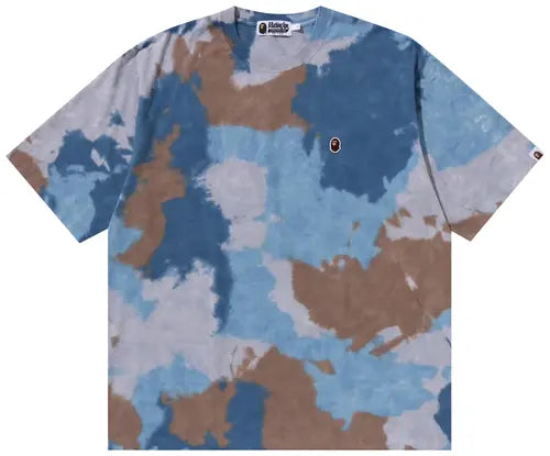 BAPE Chusen One Point Relaxed Fit Tee 'Blue'