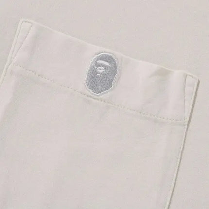 BAPE Gaement Dye One Point Pocket Tee 'Ivory'