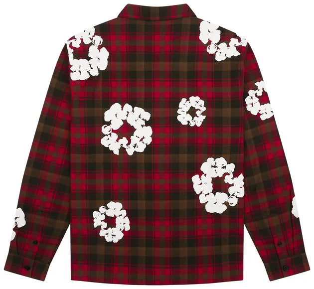 Denim Tears Wreath Pajama Shirt 'Red'