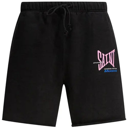 SAINT Michael Mxxxxxx Ribon Saint Sweatshort 'Black'