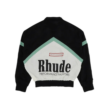 Rhude Awakening Track Jacket 'Black/Green/Creme'
