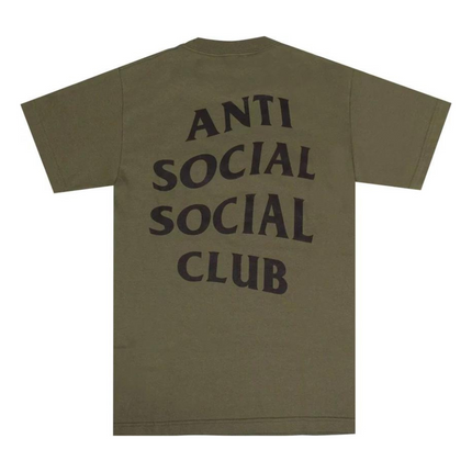 Anti social social club - Classic Logo T-Shirt - Olive