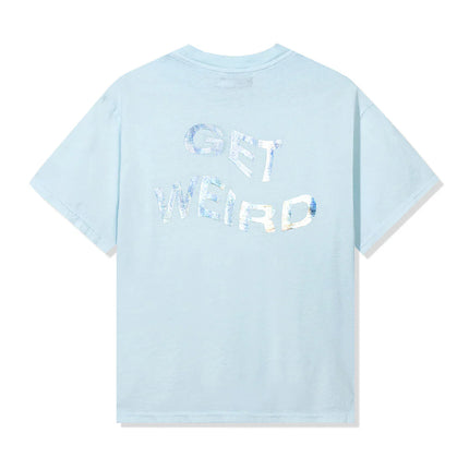 Anti Social Social Club Get Weird Hologram Tee 'Sky Blue'