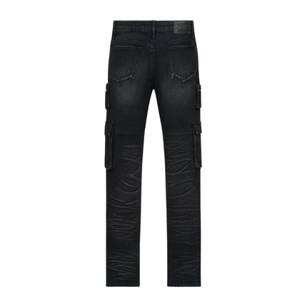 RTA - Slate Cargo Skinny Jean - Vintage Black