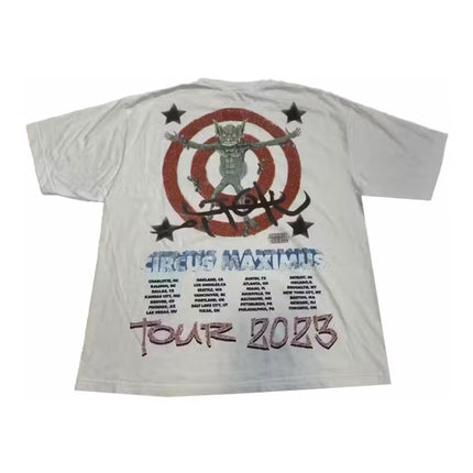 Cactus Jack By Travis Scott - Utopia Circus Maximus 2023 Tour III Tee - White