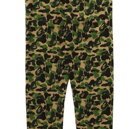 BAPE ABC Camo Crystal Stone Sweat Pants Green