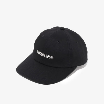 A Bathing Ape BAPE logo Cap - Black