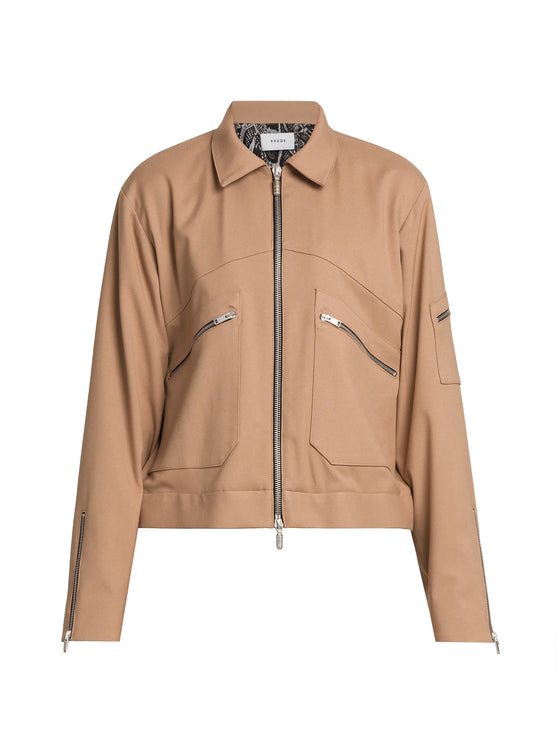 Rhude  Sambac Suiting Bomber Jacket - Tan