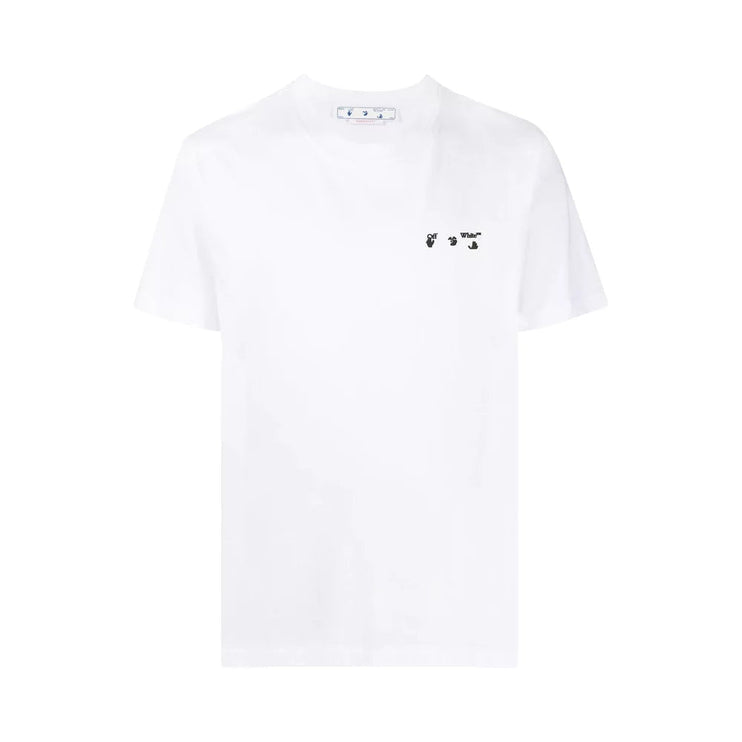 Logo Slim S/S T-Shirt - White/Black