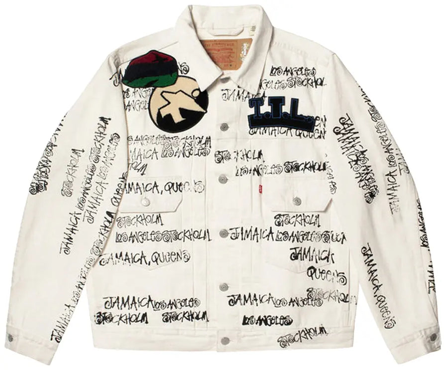 Stussy x Denim Tears x Our Legacy TTL Denim Jacket 'White'