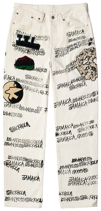 Stussy x Denim Tears x Our Legacy TTL 501 Jean 'White'