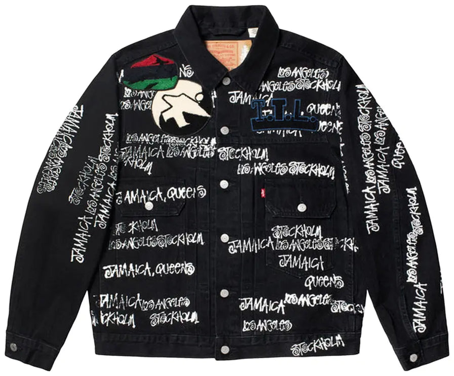 Stussy x Denim Tears x Our Legacy TTL Denim Jacket 'Black'