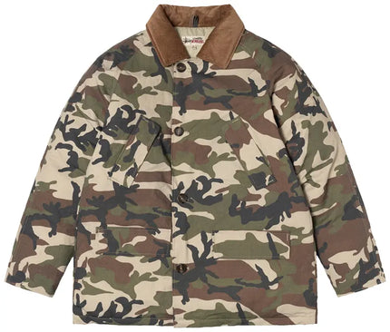 Stussy x Denim Tears Ripstop Down Army Jacket 'Camo'