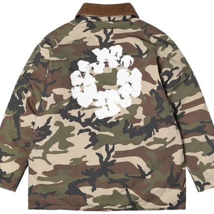 Stussy x Denim Tears Ripstop Down Army Jacket 'Camo'