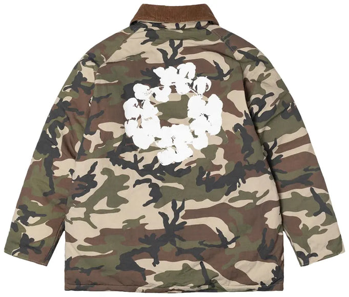 Stussy x Denim Tears Ripstop Down Army Jacket 'Camo'