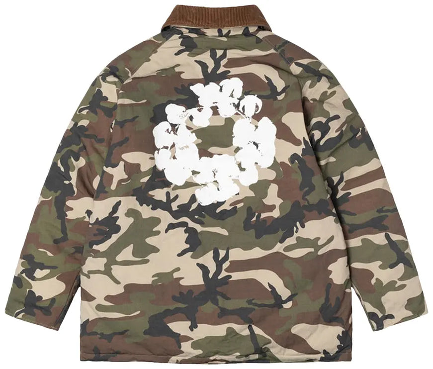 Stussy x Denim Tears Ripstop Down Army Jacket 'Camo'