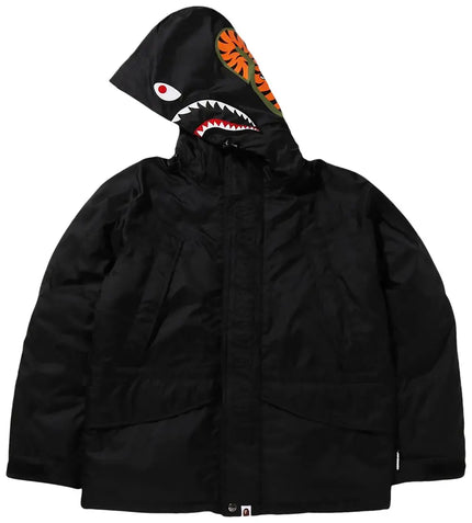 BAPE Shark Snowboard Down Jacket 'Black'