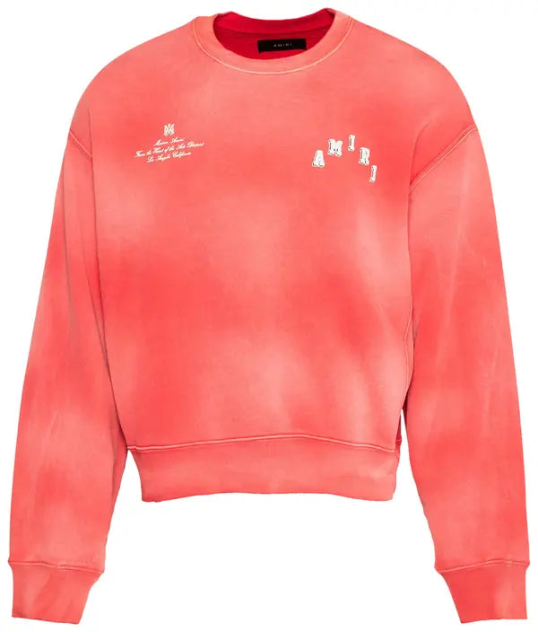 Amiri Vintage Collegiate Crew 'Red'