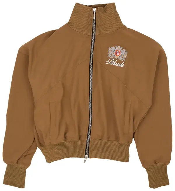 Rhude Logo Brentwood Track Jacket 'Brown'
