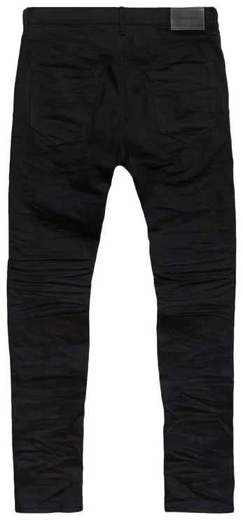 PURPLE BRAND Low Rise Skinny Jeans Black Raw222