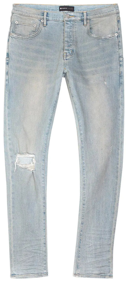 PURPLE BRAND Low Rise Skinny Jean Light Dirty Wax