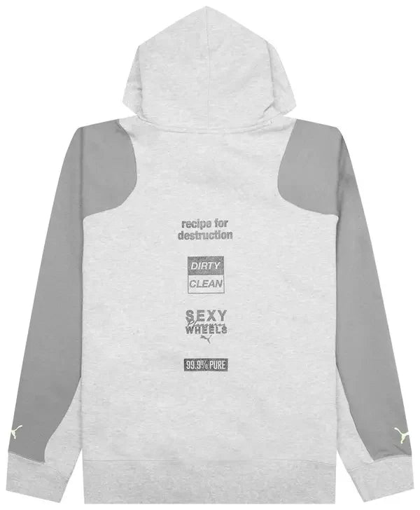 Puma x Pleasures Hoodie 'Light Grey Heather'