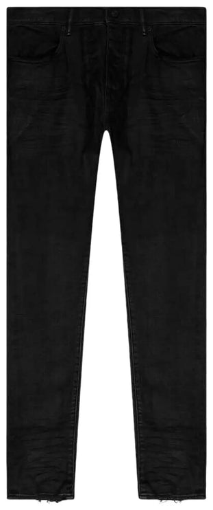 PURPLE BRAND Low Rise Skinny Fit Jeans Black Resin