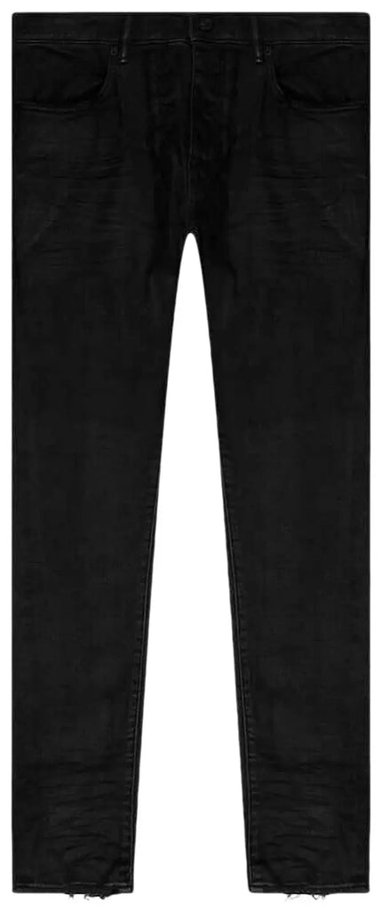 PURPLE BRAND Low Rise Skinny Fit Jeans Black Resin