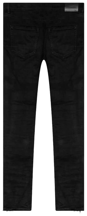 PURPLE BRAND Low Rise Skinny Fit Jeans Black Resin