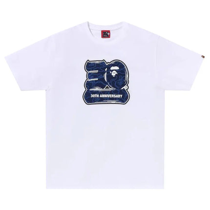 BAPE 30th Anniversary Tee #2 'White/Navy'