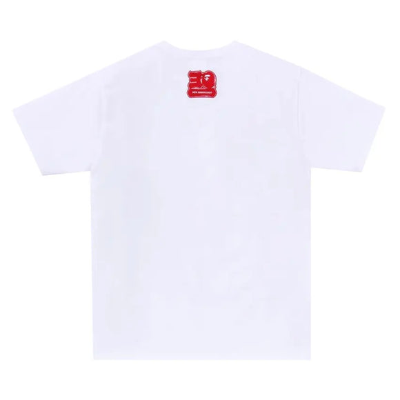 BAPE 30th Anniversary Tee #1 'White/Red'
