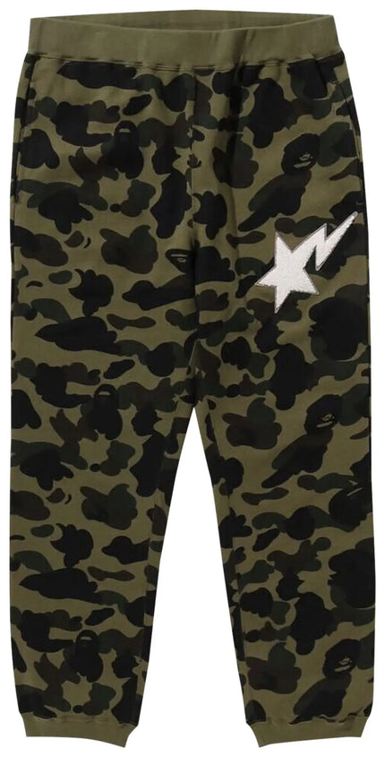 BAPE 1st Camo Sweatpants 'Green'