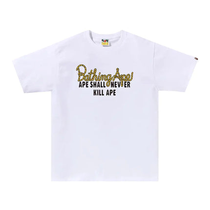 BAPE Champion Logo Tee 'White'