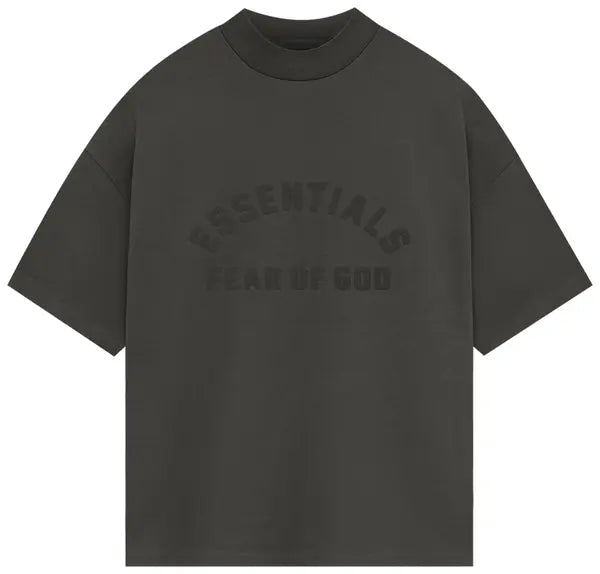 Fear of God Essentials Heavy Jersey Short-Sleeve Tee 'Ink' - Black