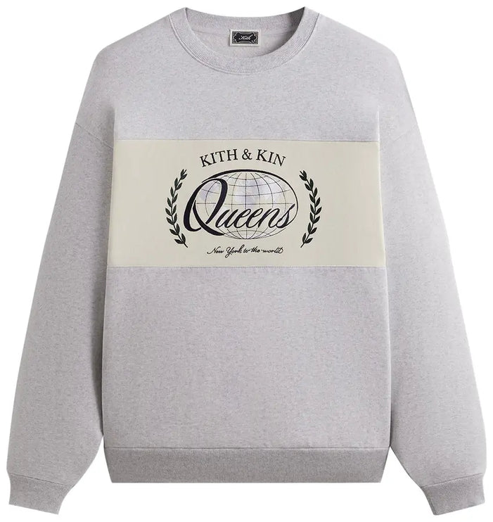 Kith Nelson Rugby Crewneck 'Light Heather Grey'