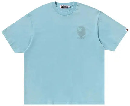 BAPE Ape Head One Point Acid Wash Relaxed Fit Tee 'Blue'