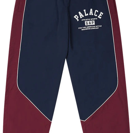 Palace x Gap Nylon Track Bottom 'Navy/Red'