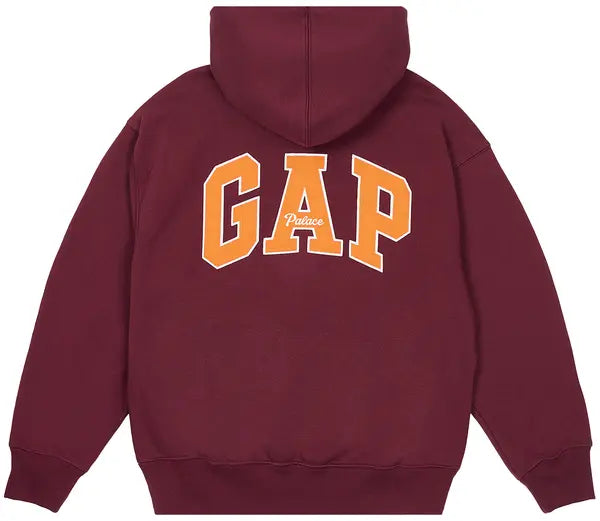 Palace x Gap Logo Hood 'Burgundy'