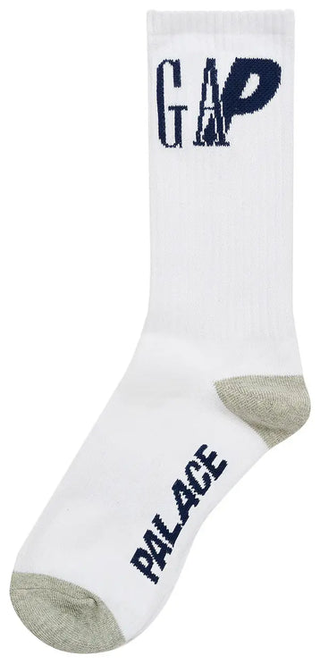 Palace x Gap Crew Sock 'White'