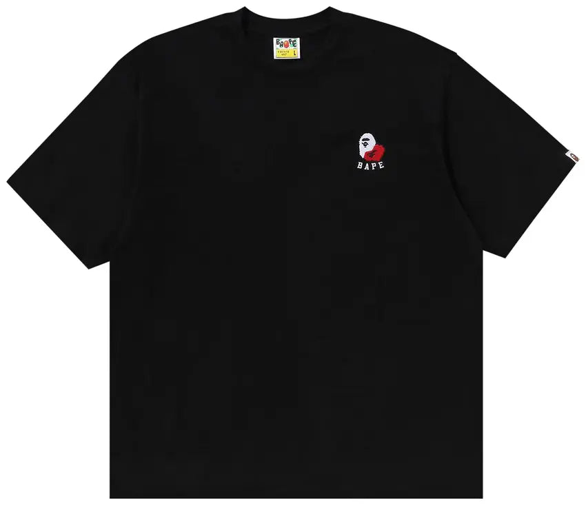 BAPE Ape Head 2 Point Relaxed Fit Tee 'Black'