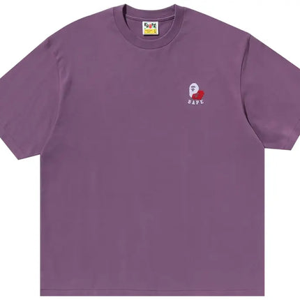 BAPE Ape Head 2 Point Relaxed Fit Tee 'Purple'