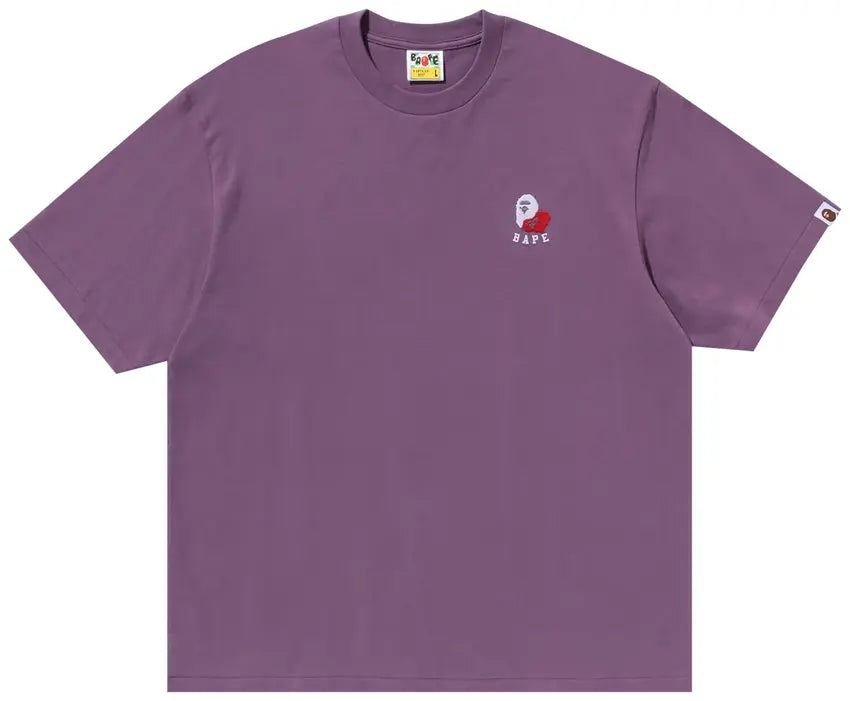 BAPE Ape Head 2 Point Relaxed Fit Tee 'Purple'