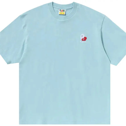 BAPE Ape Head 2 Point Relaxed Fit Tee 'Sax'