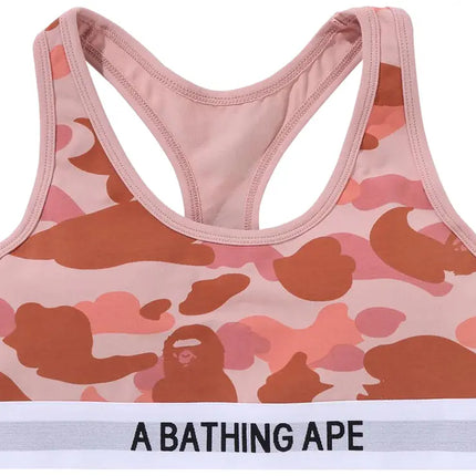 BAPE 1st Camo Sport Bra 'Pink'