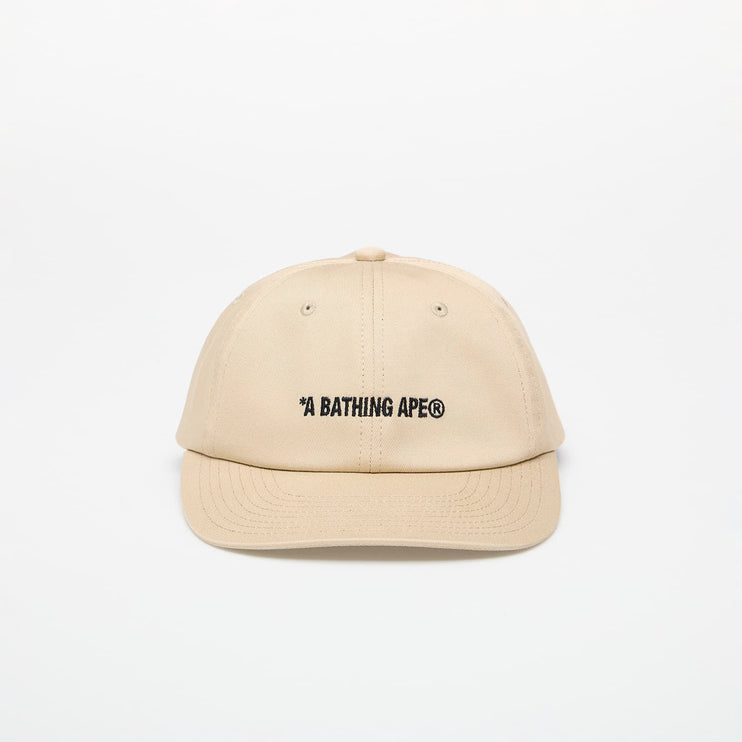 A Bathing Ape BAPE logo Cap - Beige