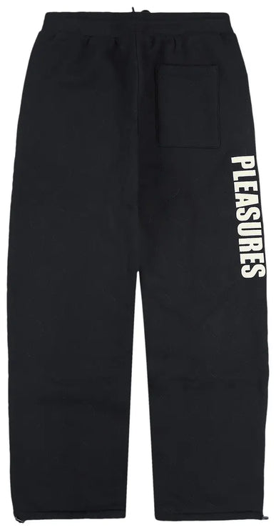 Pleasures Wave Quilted Easy Pants 'Black'